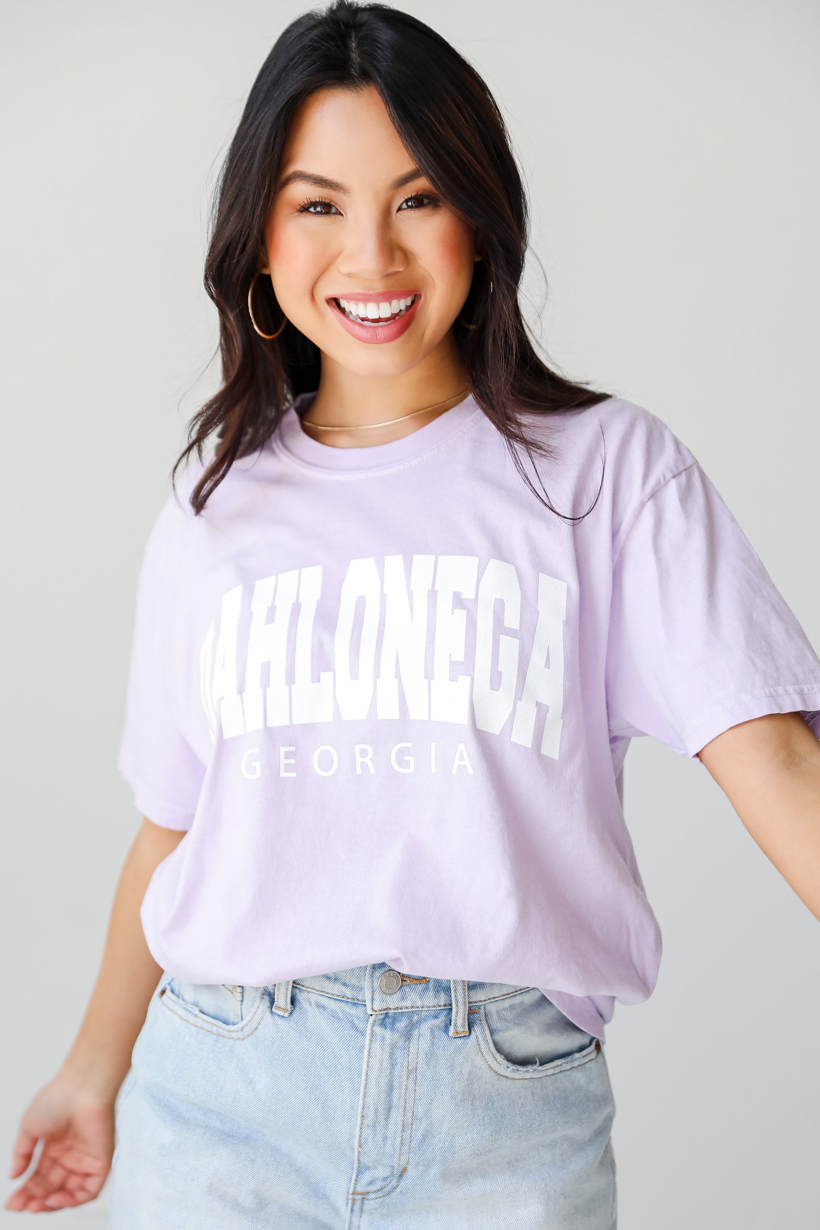 Lavender Dahlonega Georgia Tee