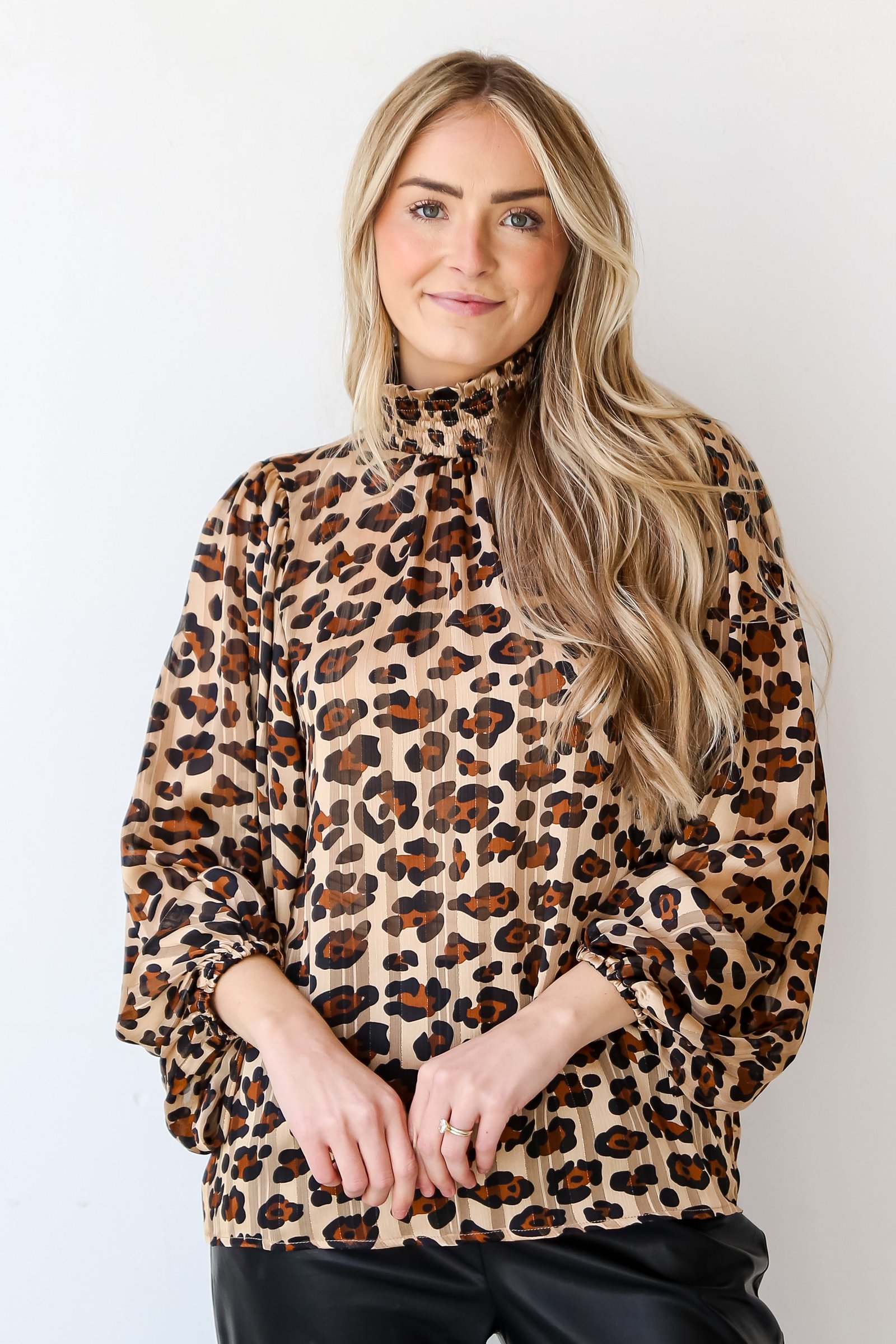 Feeling Wild Leopard Blouse