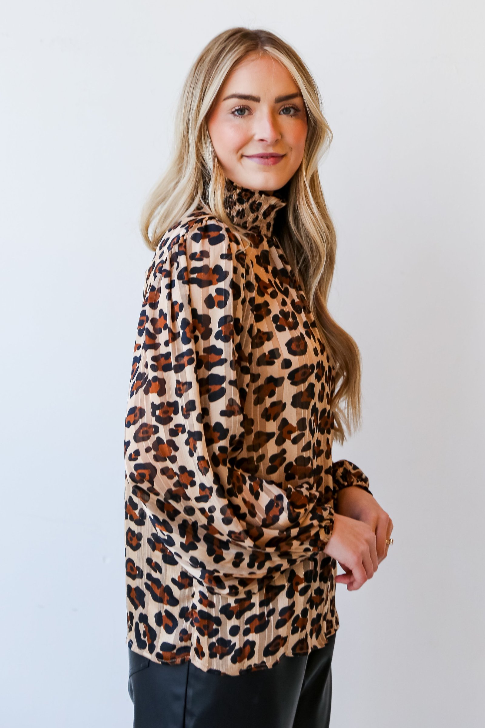 Feeling Wild Leopard Blouse